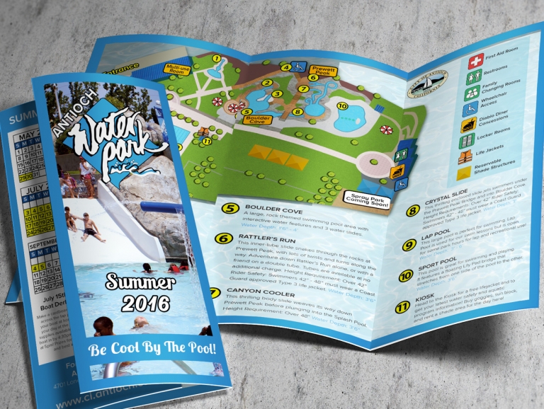 Water Park Brochure Design