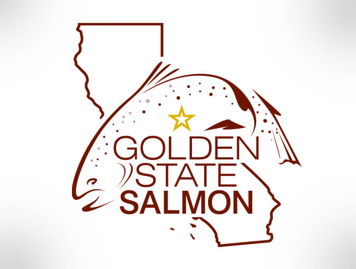 Golden State Salmon Association Logo Design